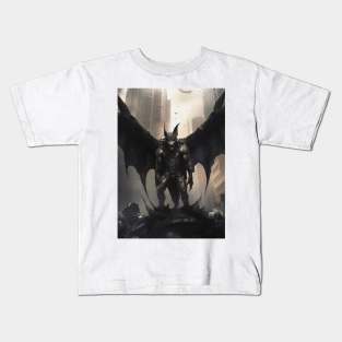 Dark Fantasy Giant Bat Kids T-Shirt